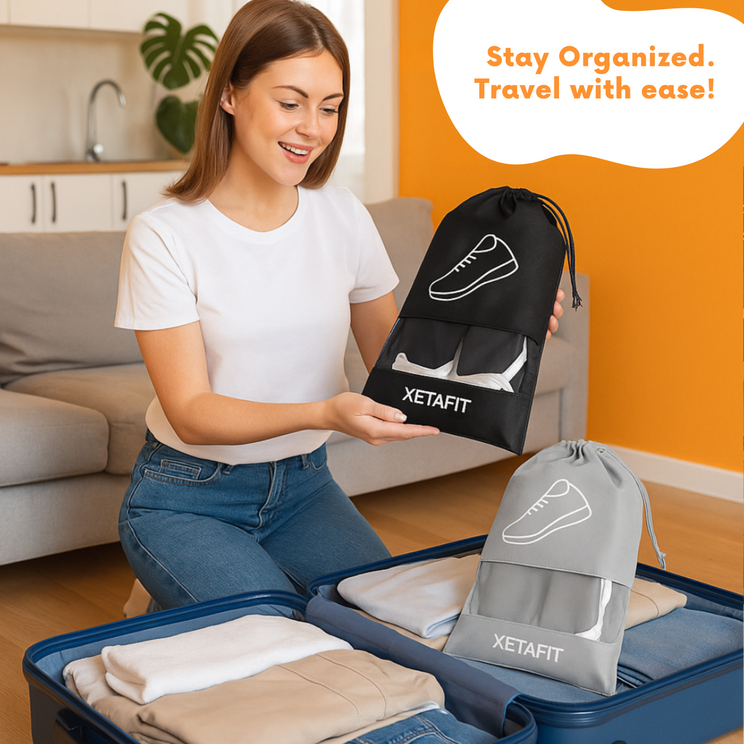 Shoe Cover – Reusable Non-Woven Travel Bag