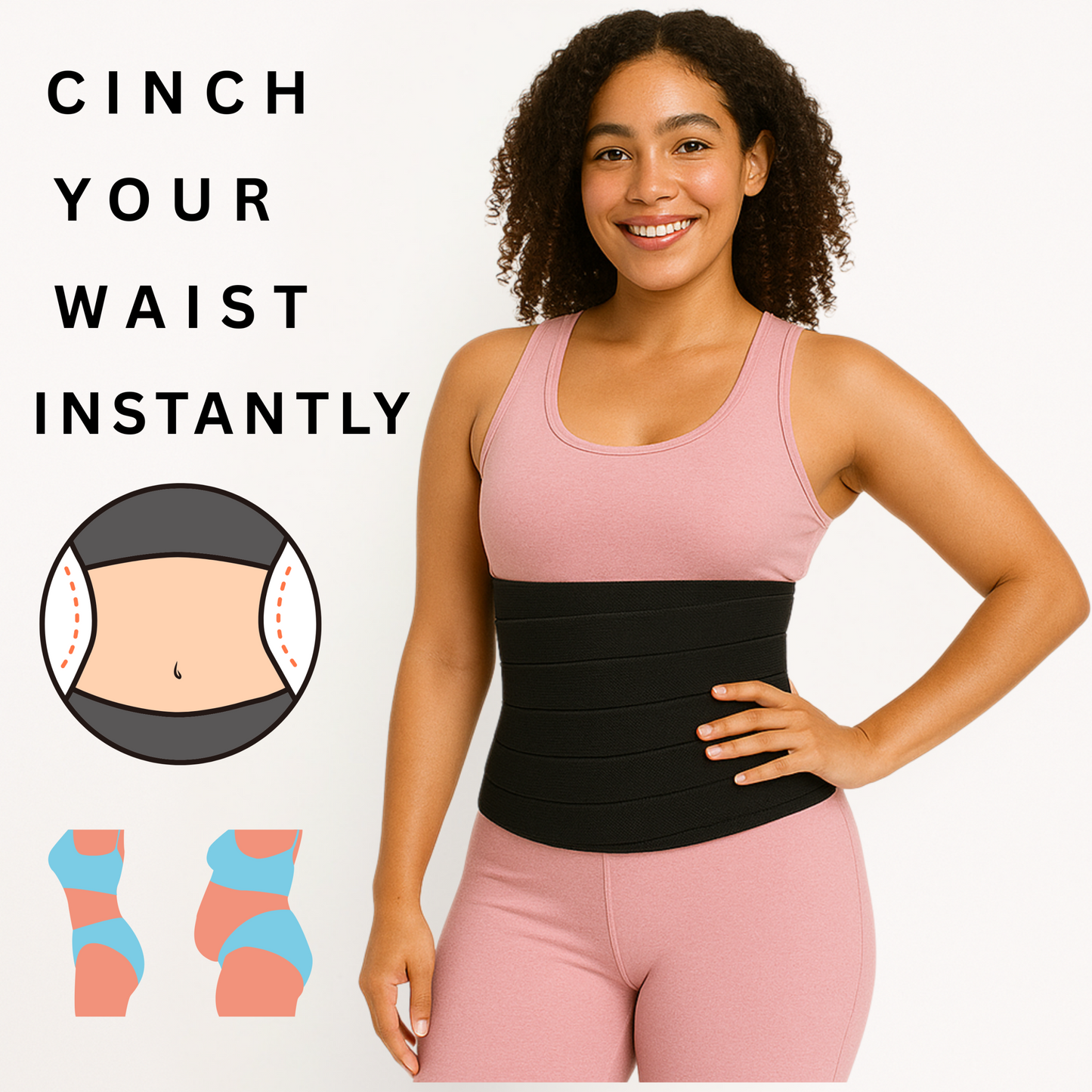 Waist Belt – Neoprene Core Support & Sweat Trimmer